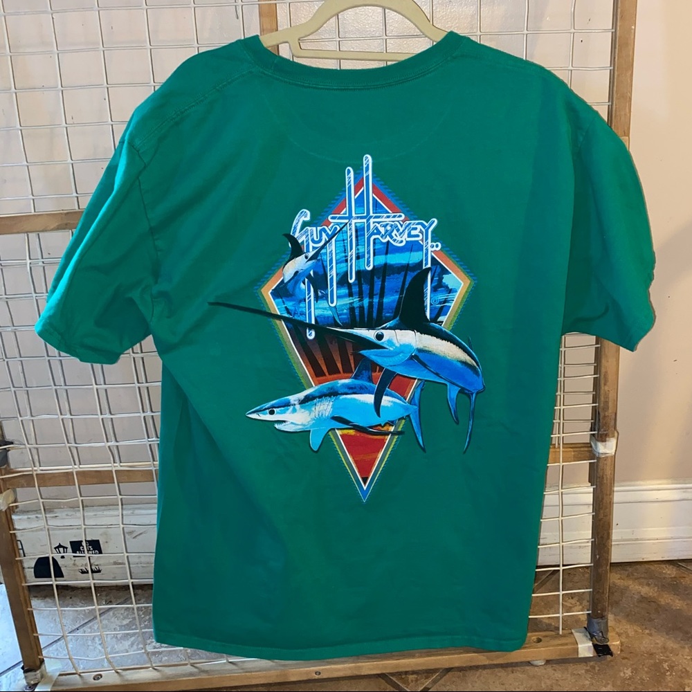 Green Guy Harvey Mens L T-Shirt